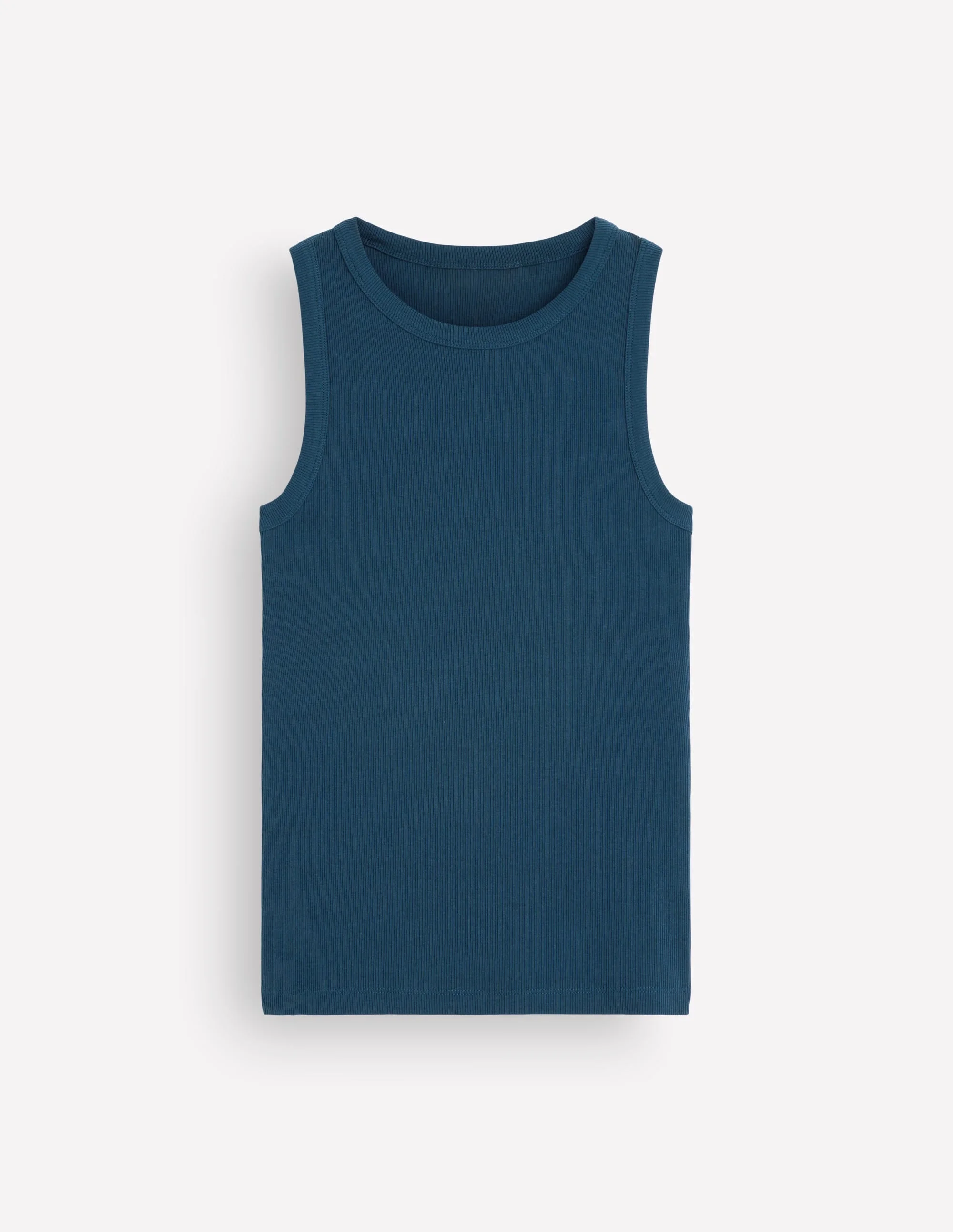 Ribbed Racer Vest-Midnight Ocean - 1