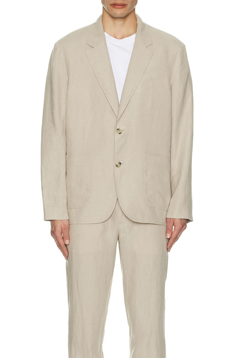 Vince Relaxed Hemp Blazer outlook