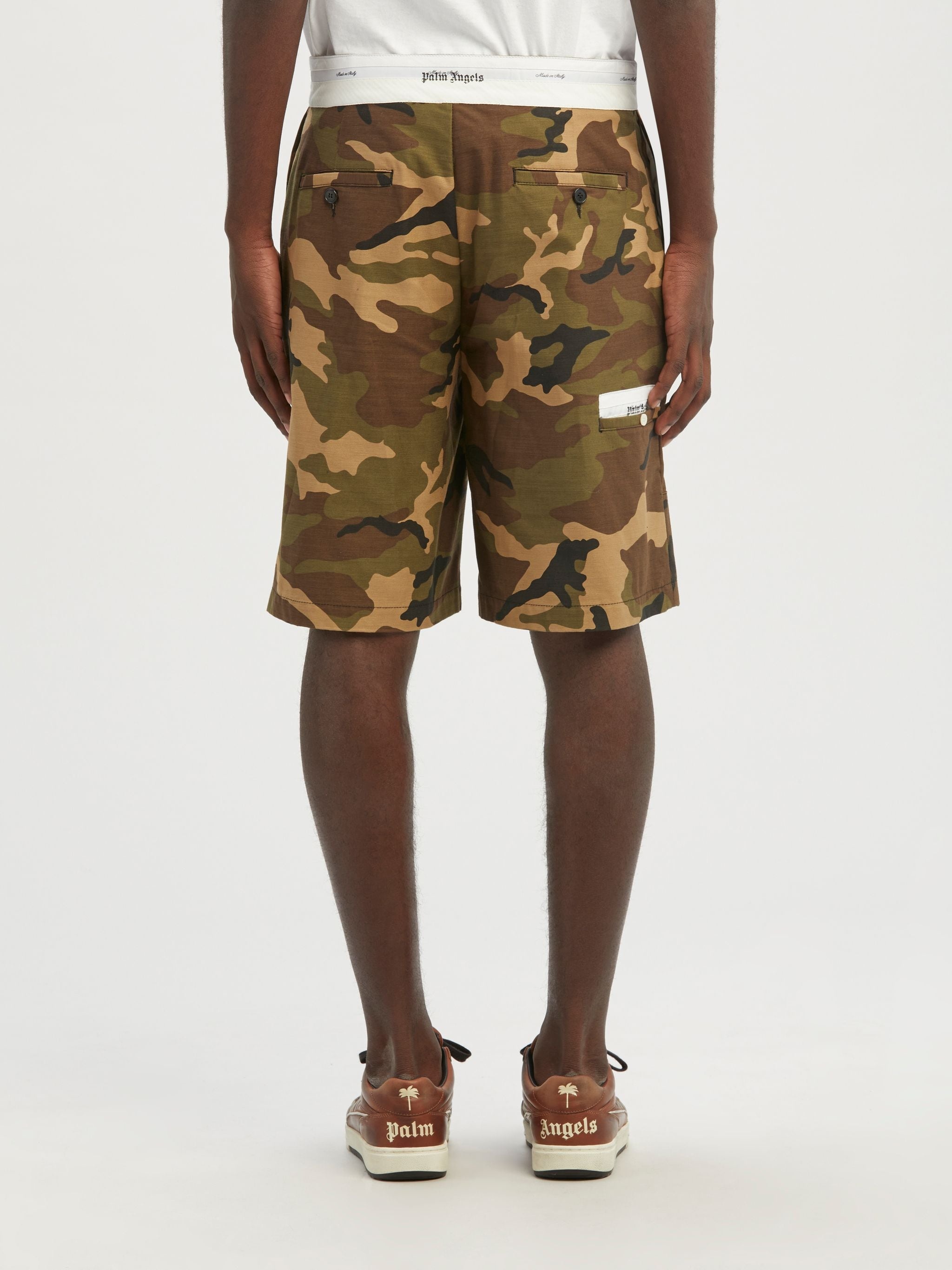 Sartorial Waistband Camo Shorts - 5