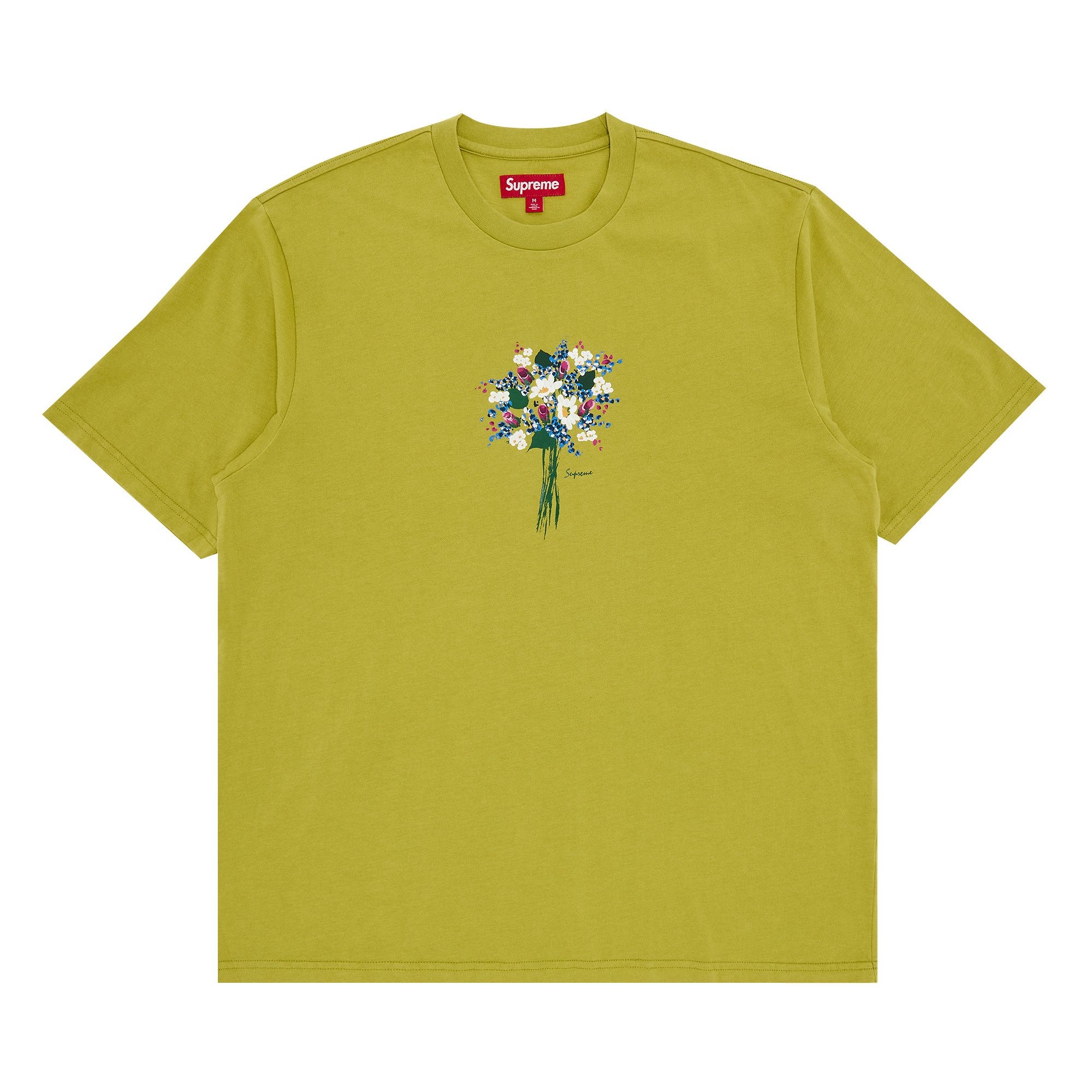 【Supreme】Bouquet Short Sleeve Top★Lime★24SS★ Supreme Supreme Bouquet Short-Sleeve Top 'Lime' | REVERSIBLE