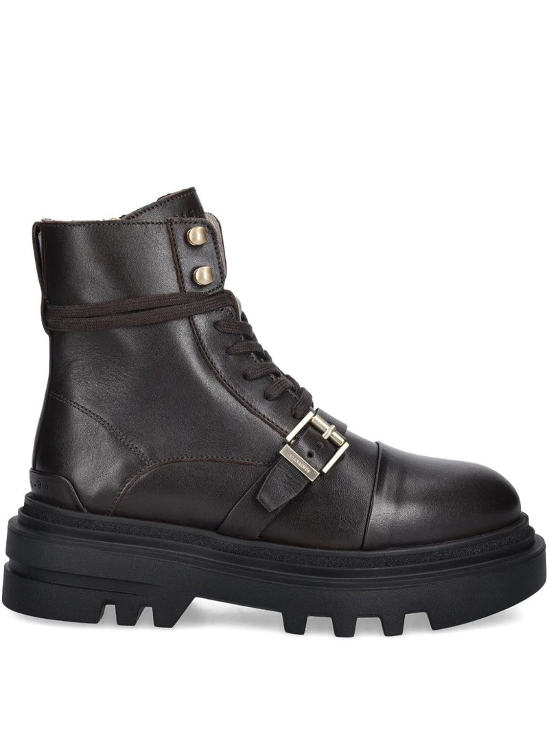 buckle lace-up boots 1