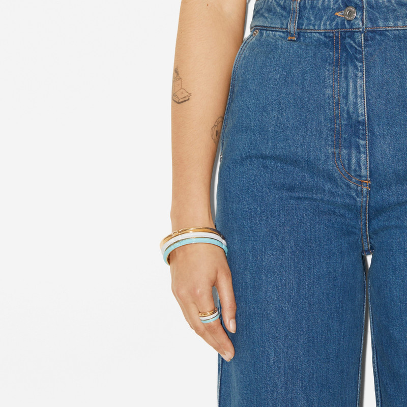 Enamel and Gold-plated Lola Rings 4