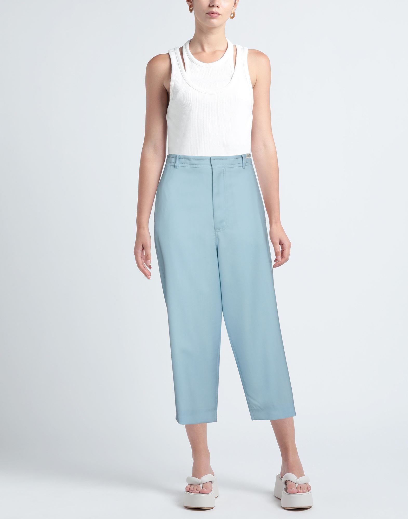 Sky blue Women's Casual Pants - 2