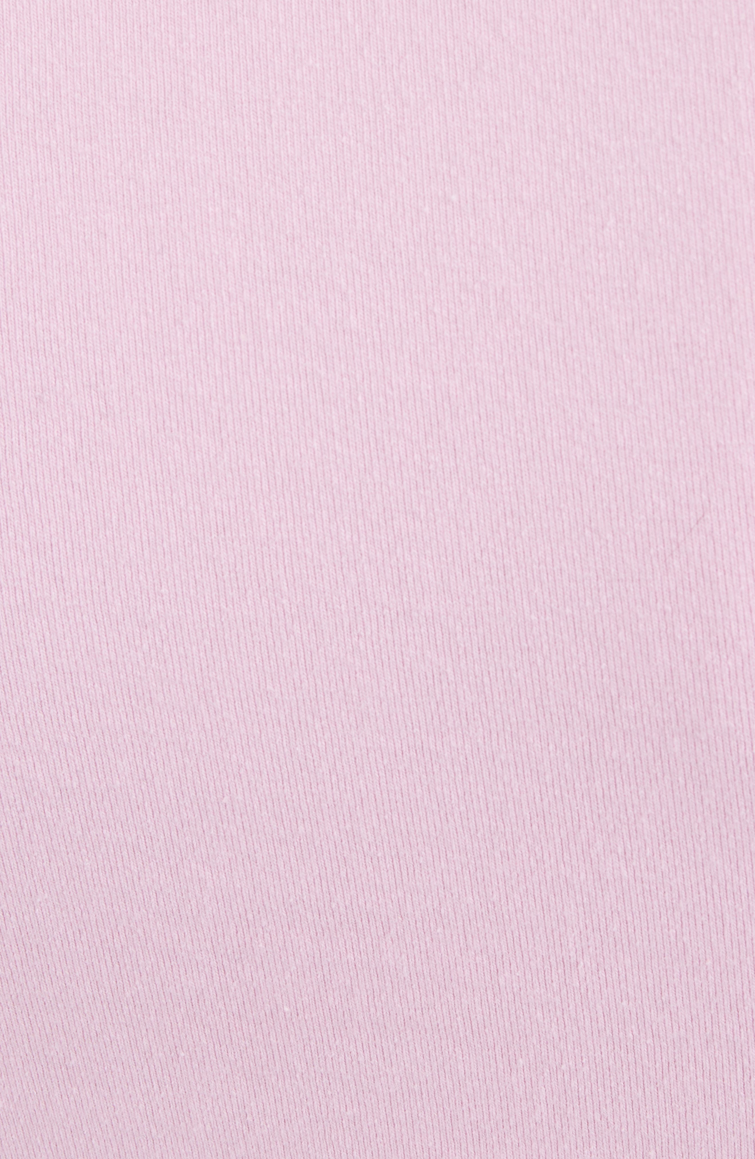 Balenciaga Logo Fitted Stretch Cotton T-Shirt in Light Pink/White at Nordstrom - 6