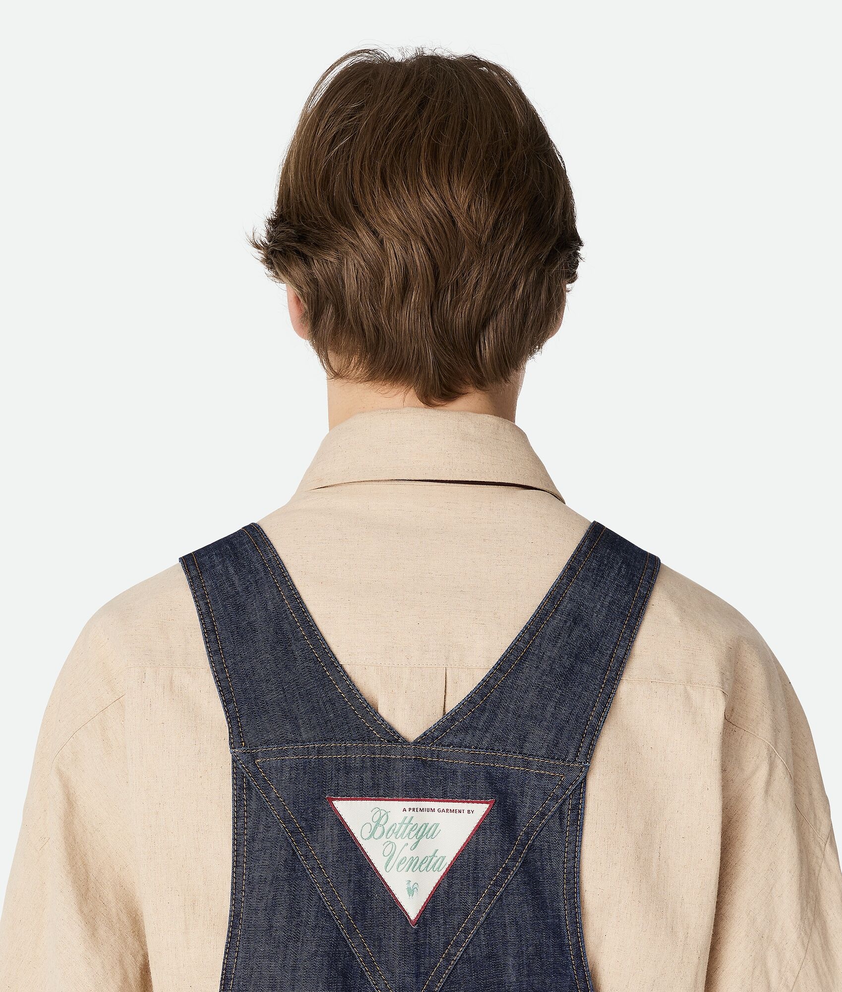 Rinsed Indigo Denim Jumpsuit - 4