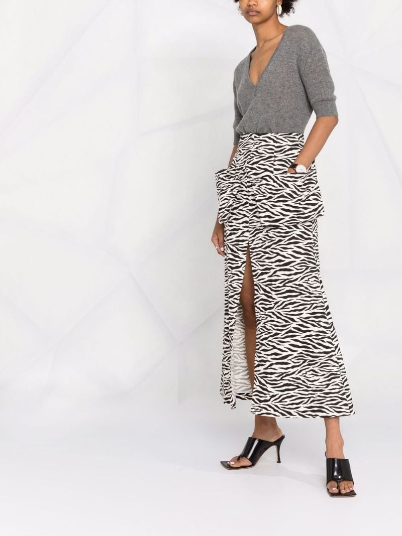V-neck cashmere top - 6