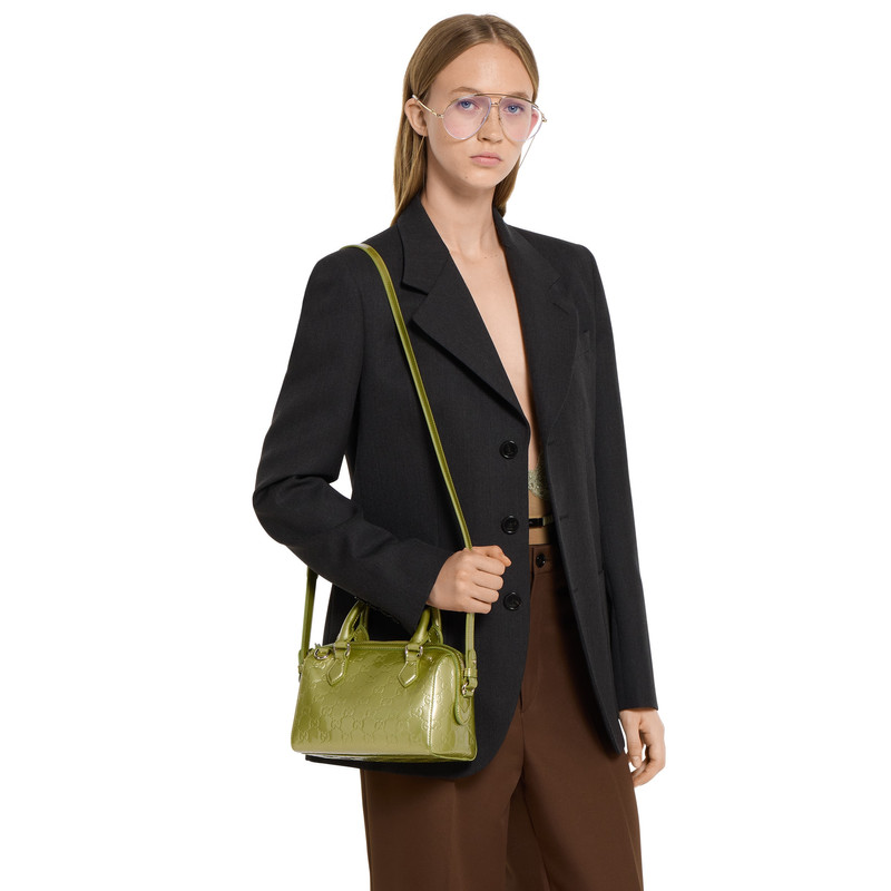 GG Emblem small boston bag 4