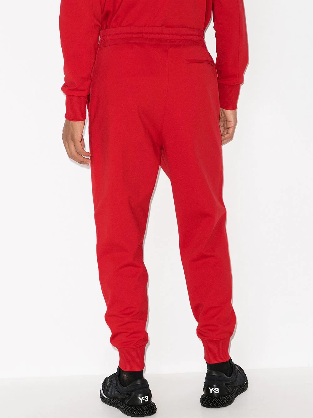 drawstring-waist track pants - 3