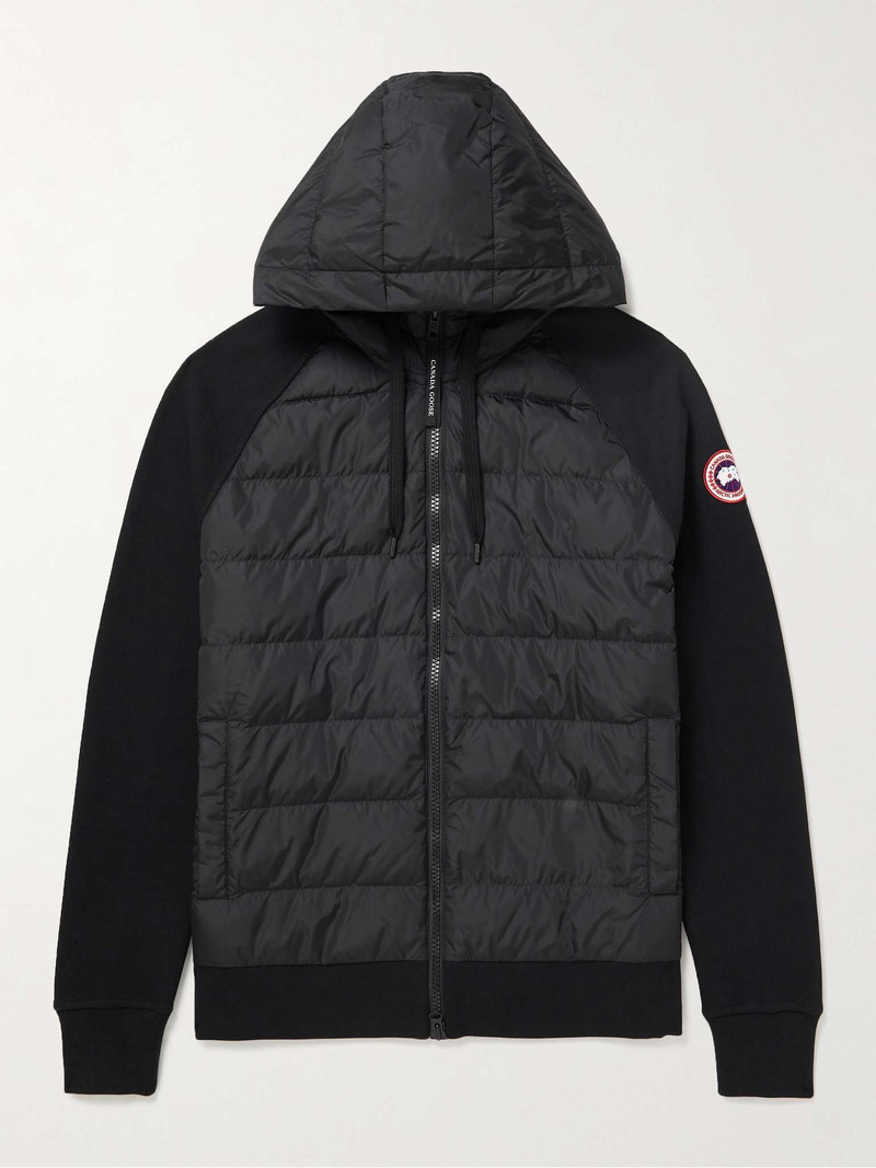 HyBridge Huron Quilted Shell and Cotton-Jersey Down Jacket - 1