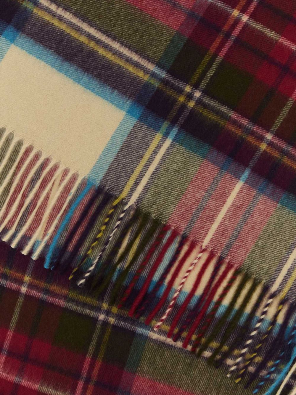 checked scarf - 2