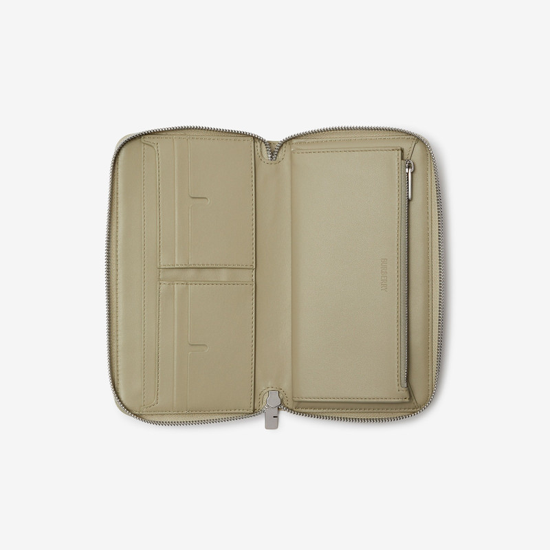 Burberry Large Check Zip Wallet outlook