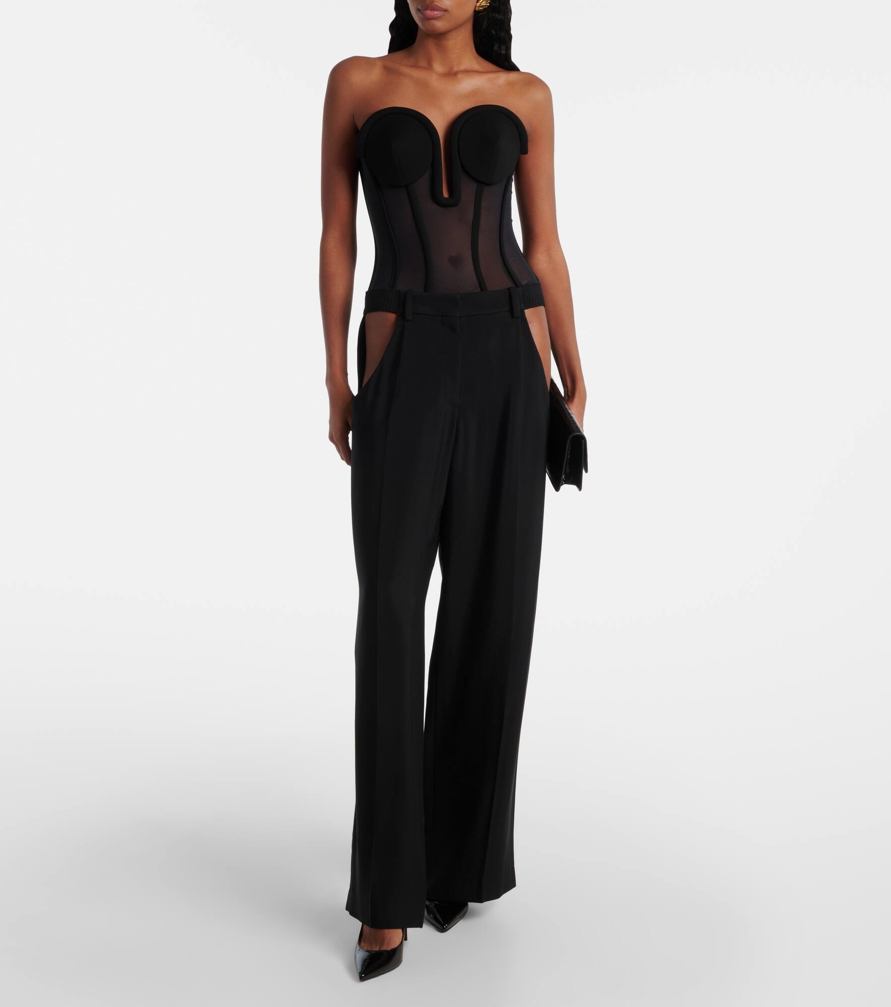 Mesh corset bodysuit - 2