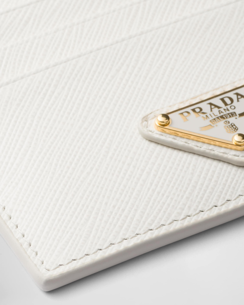Prada Saffiano Leather Card Holder outlook