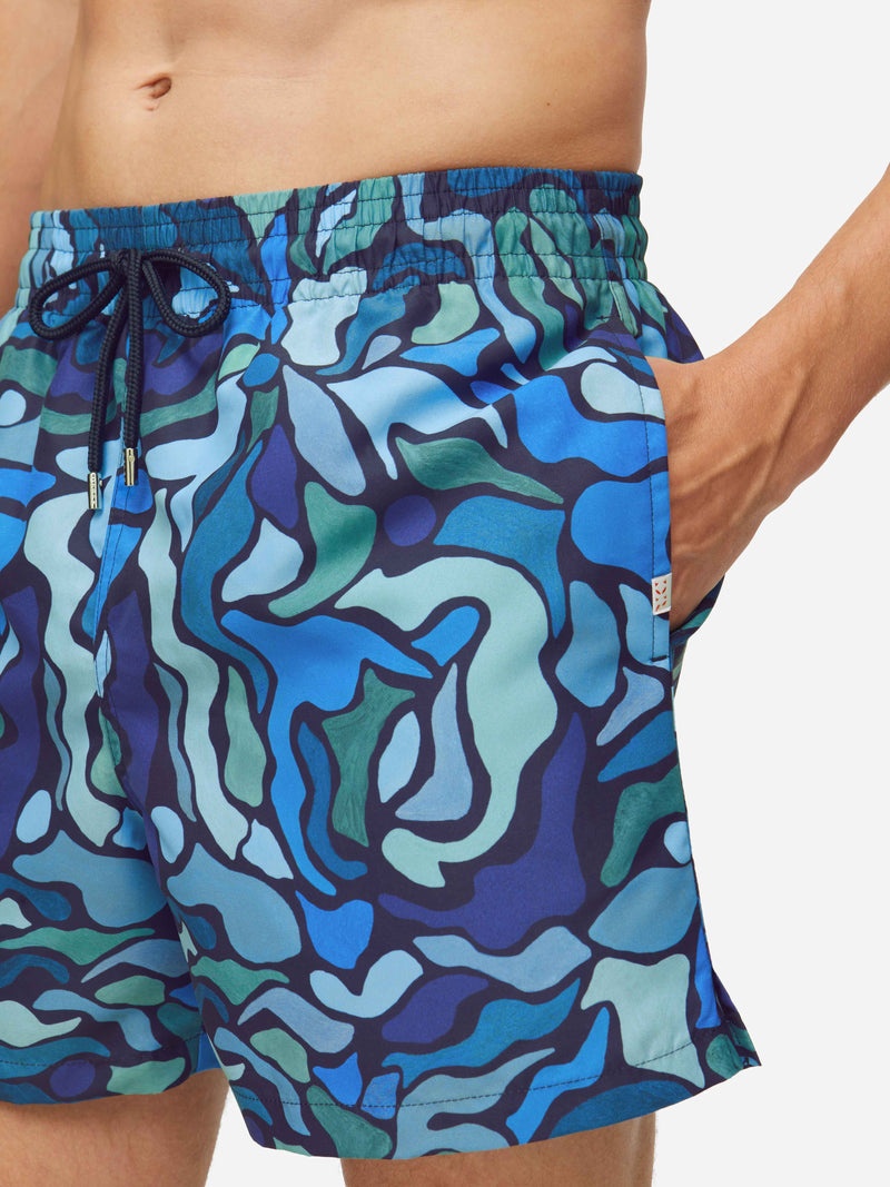 Men's Short Swim Shorts Maui 52 Navy - 4