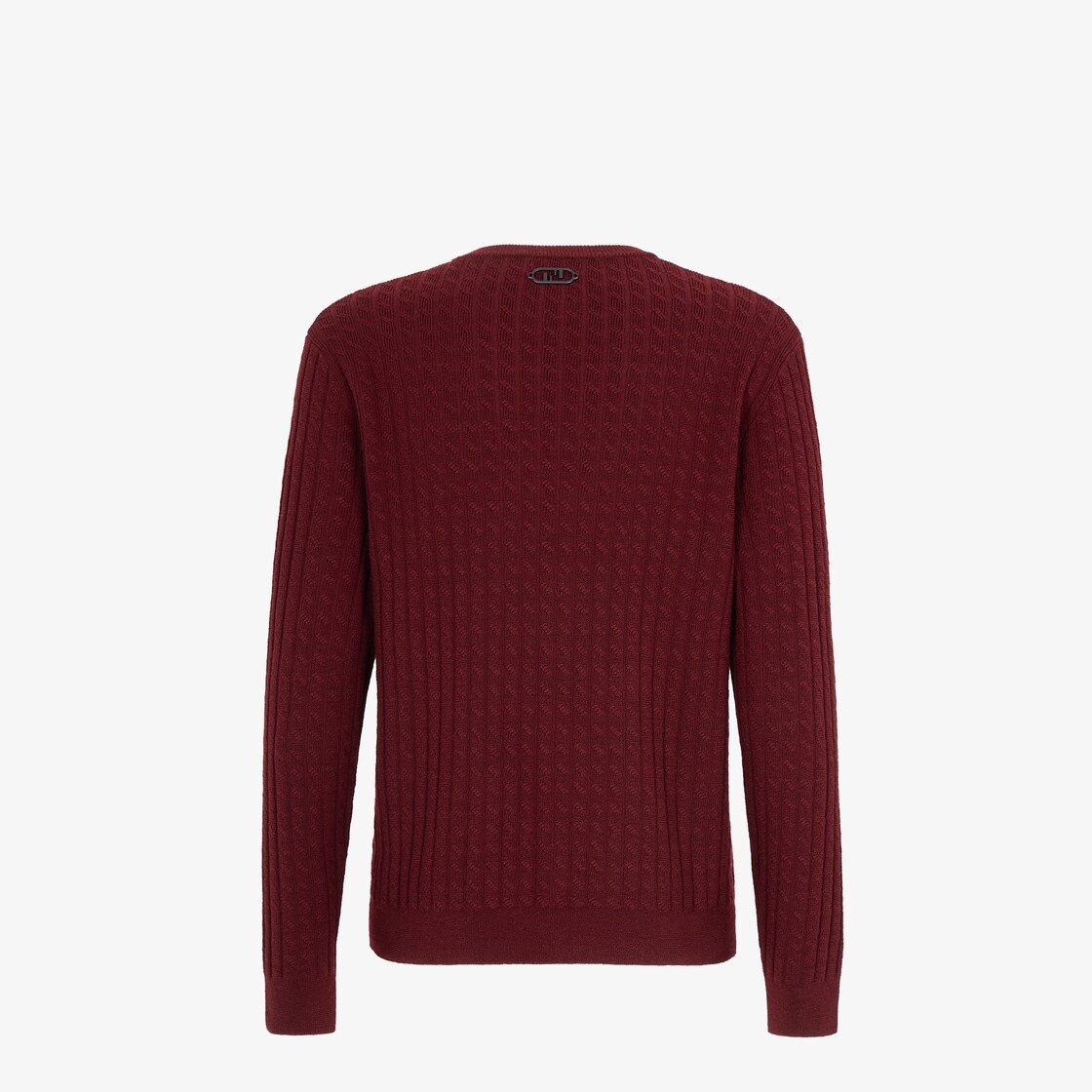 Burgundy wool jumper - 2