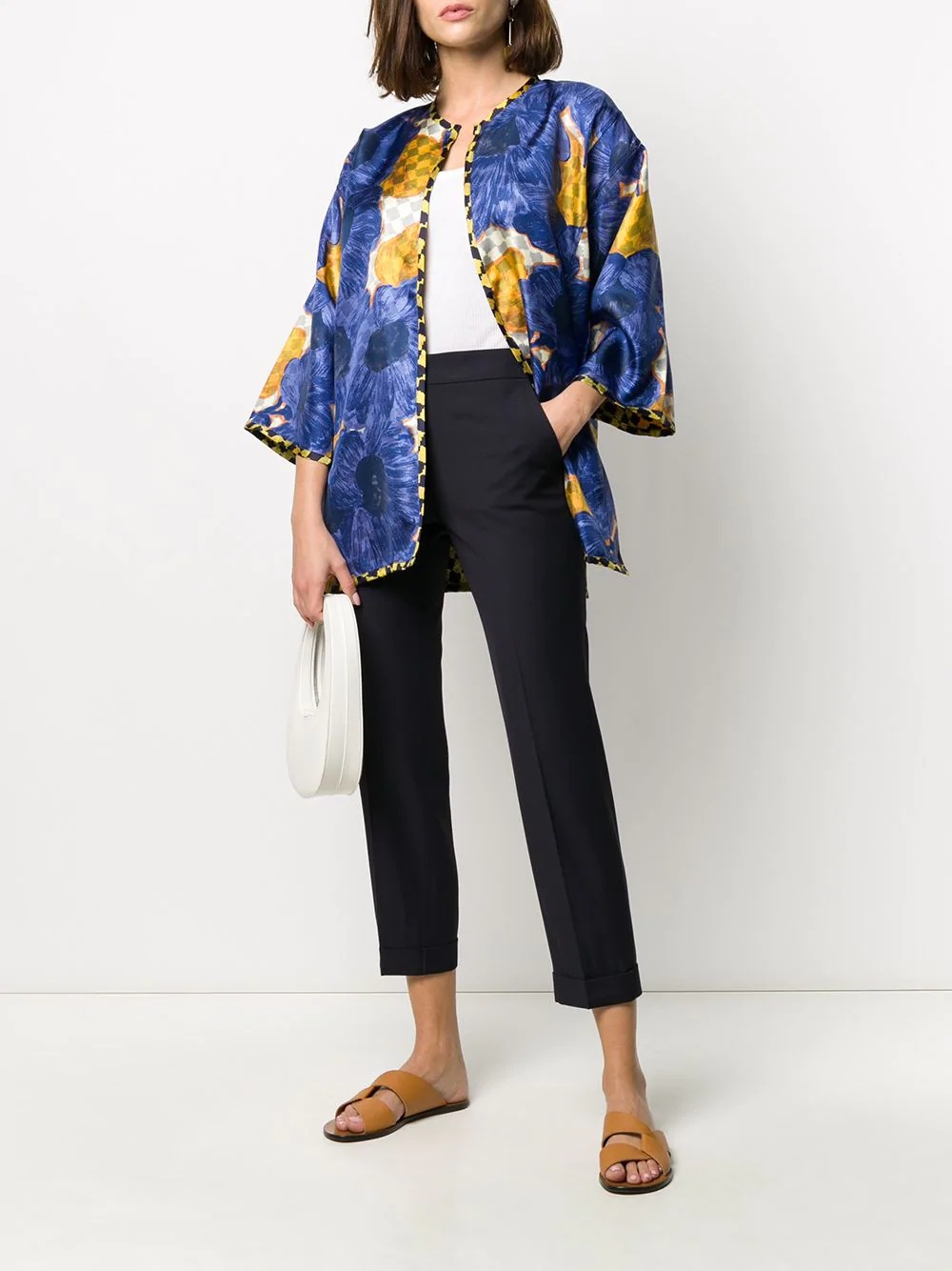 cropped tailored trousers - 2