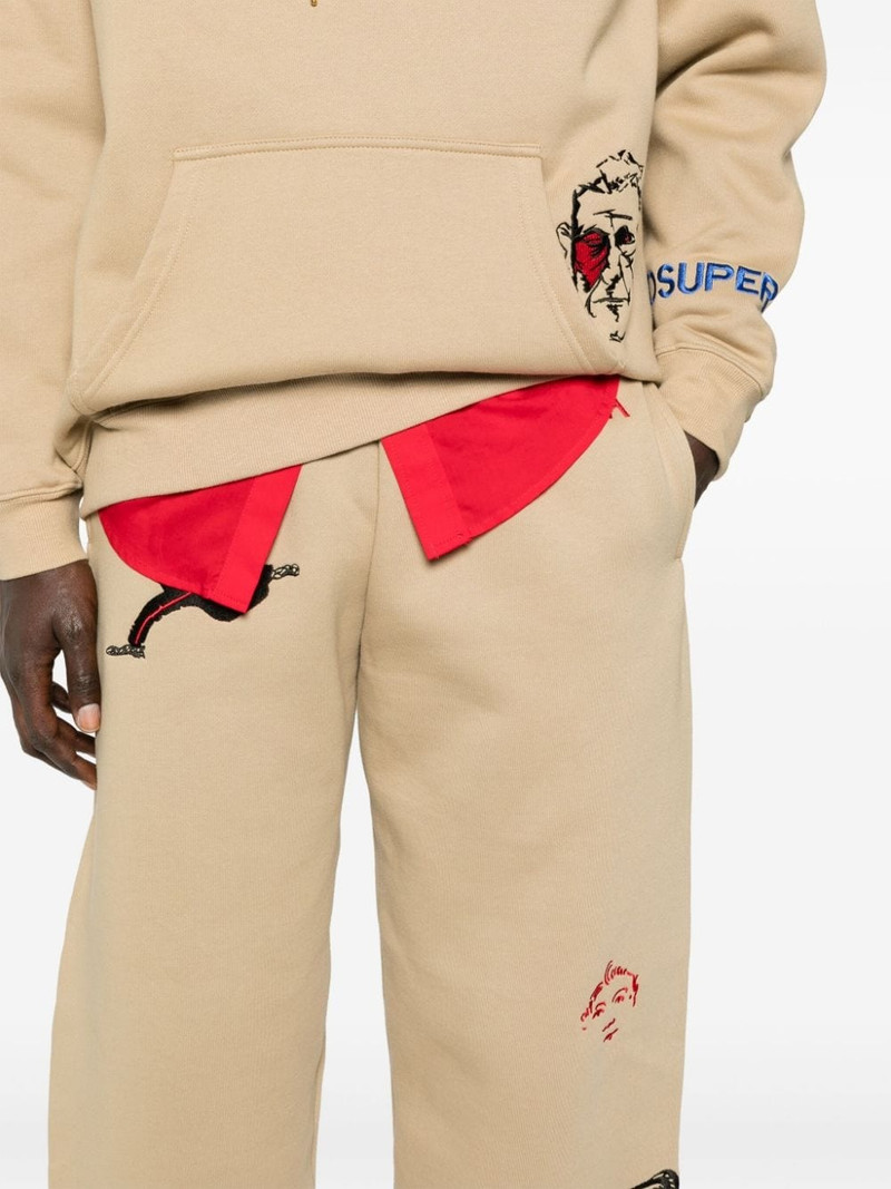 logo-embroidered track pants 5