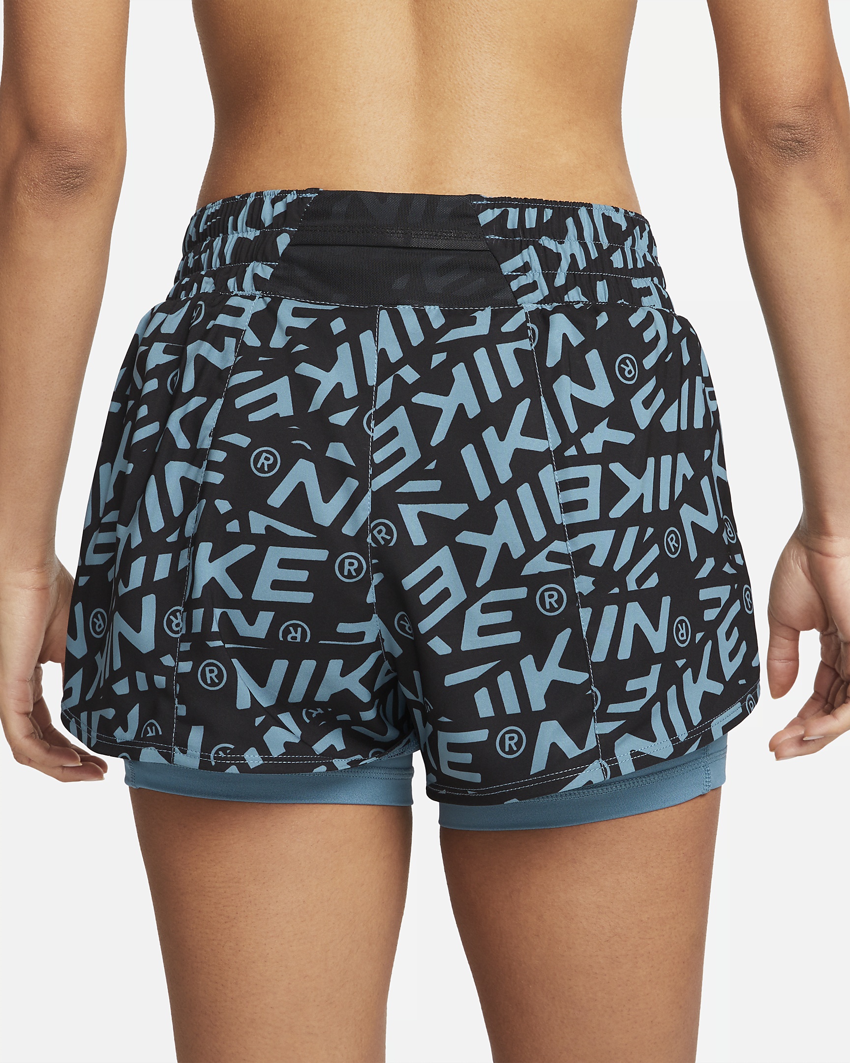 Nike Women's Dri-FIT One Mid-Rise 3" 2-in-1 Printed Shorts - 3