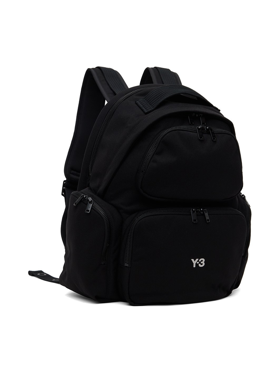 Black Canvas Backpack - 2