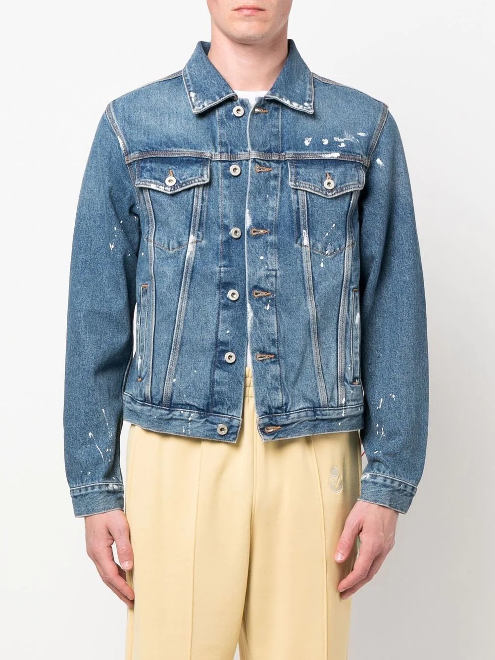 Tape Arrows Denim Jacket - 3