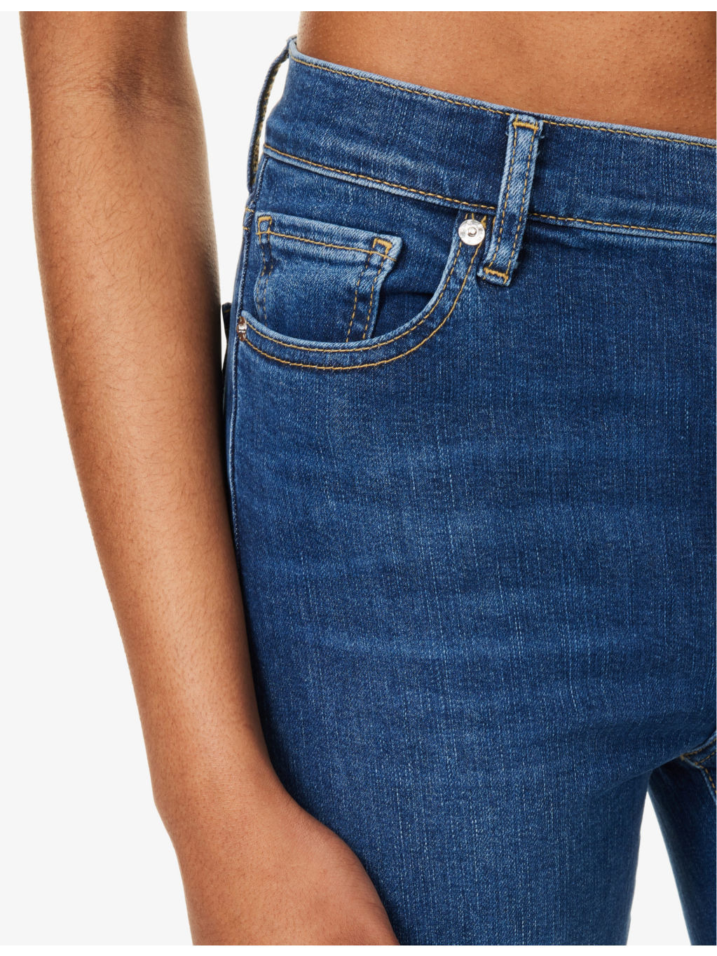 Le Sleek Five-Pockets Straight-Leg High-Rise Stretch-Denim Blend Jeans - 5