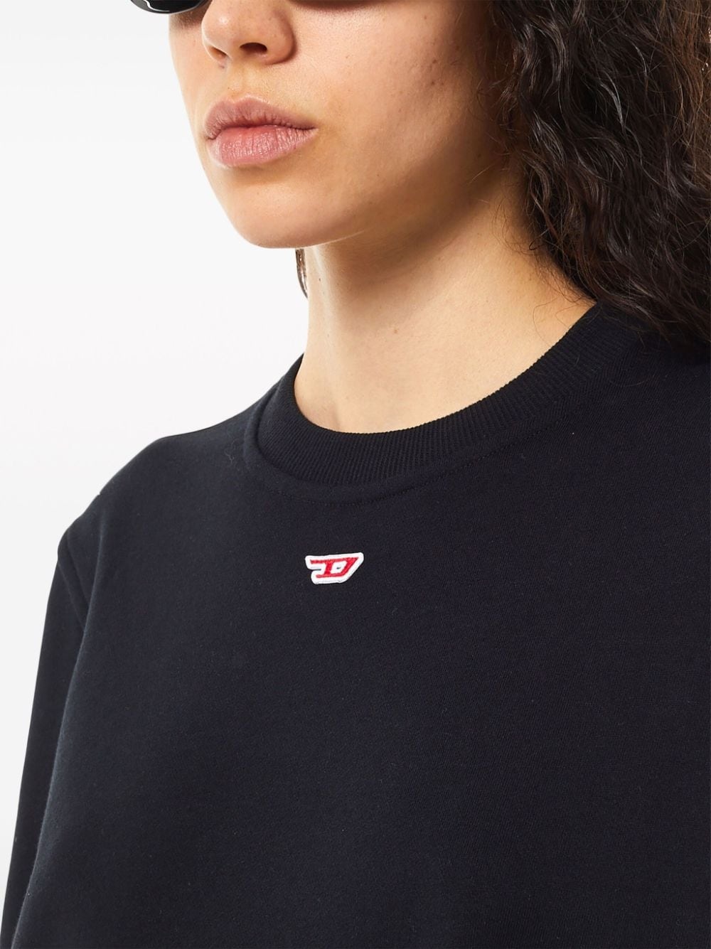 D-logo cotton sweatshirt - 5