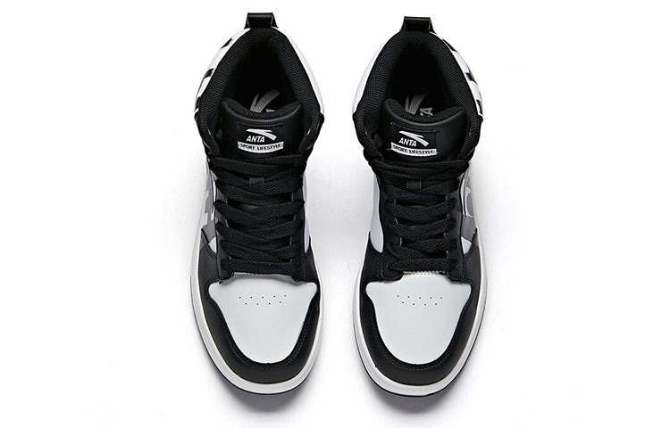 ANTA Skateboarding Series Sneakers High 'Black White' 91648060-3 - 3