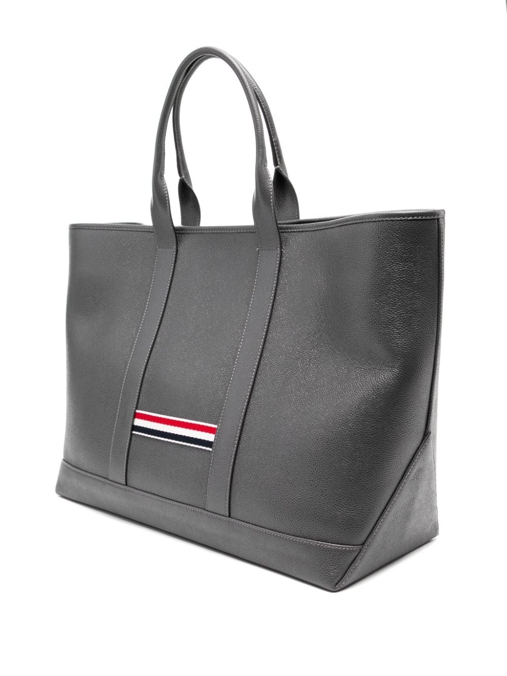 4-Bar leather tote bag - 3