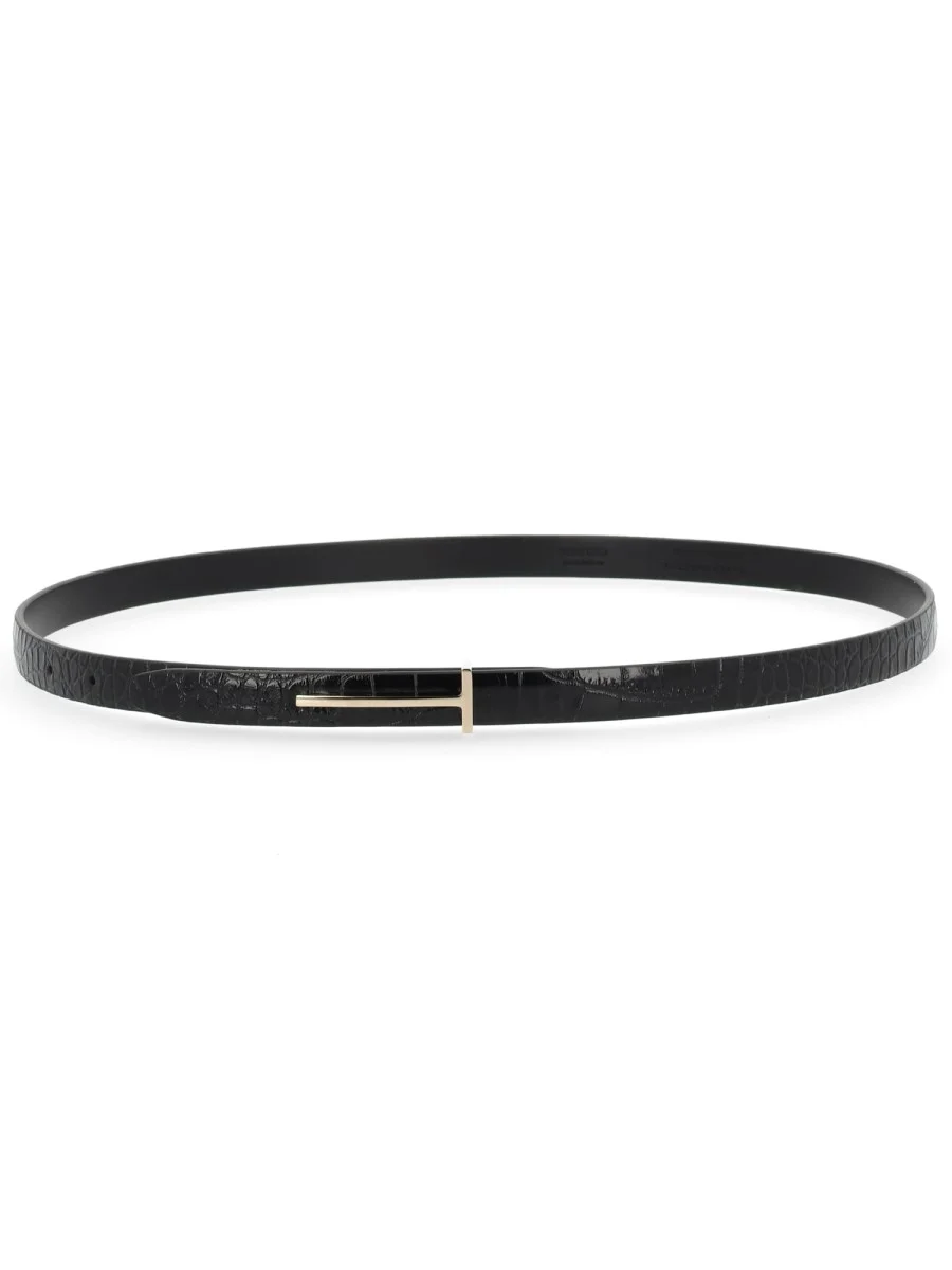 THIN LEATHER BELT - 1