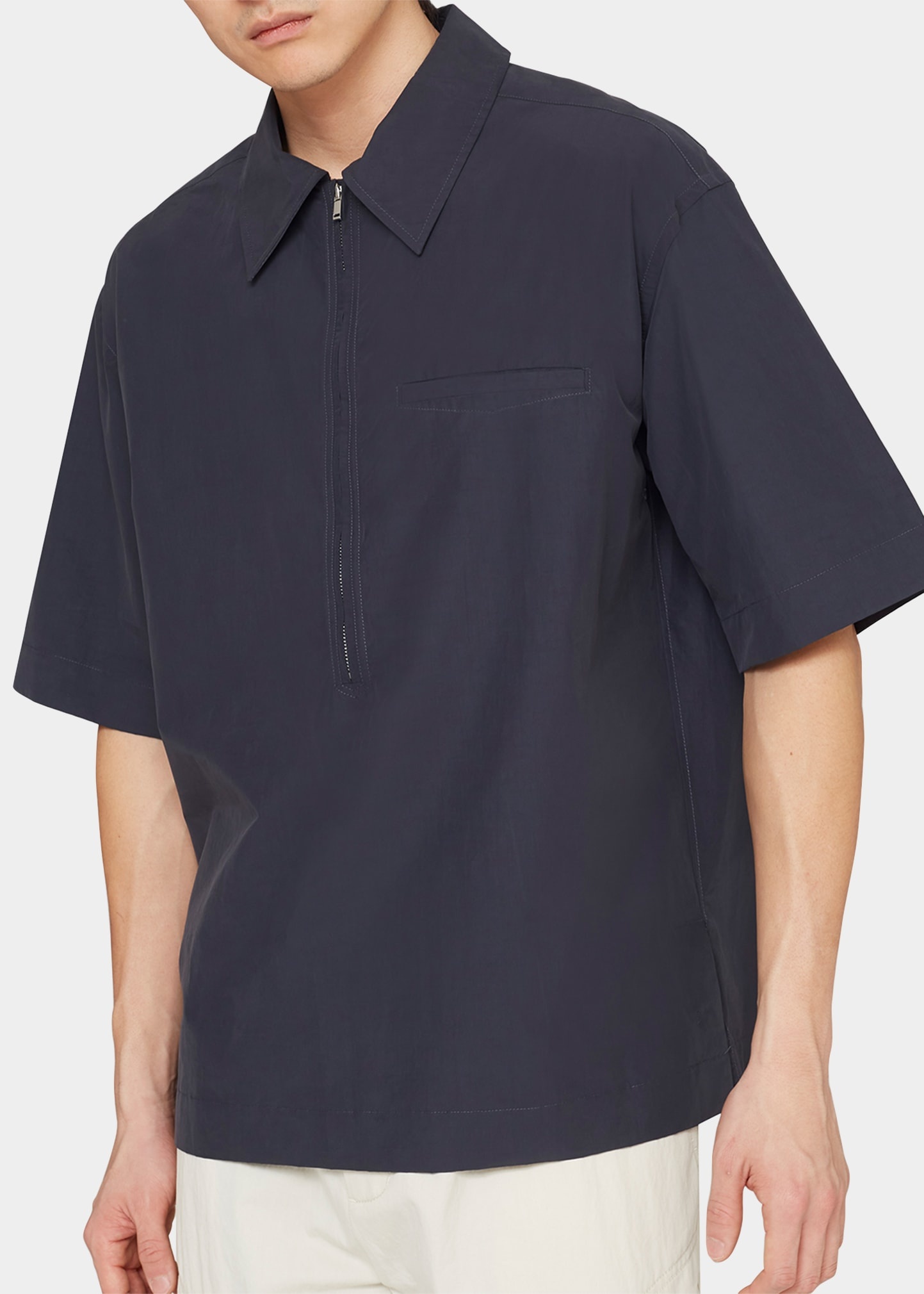 Men's Half-Zip Popover Shirt - 4