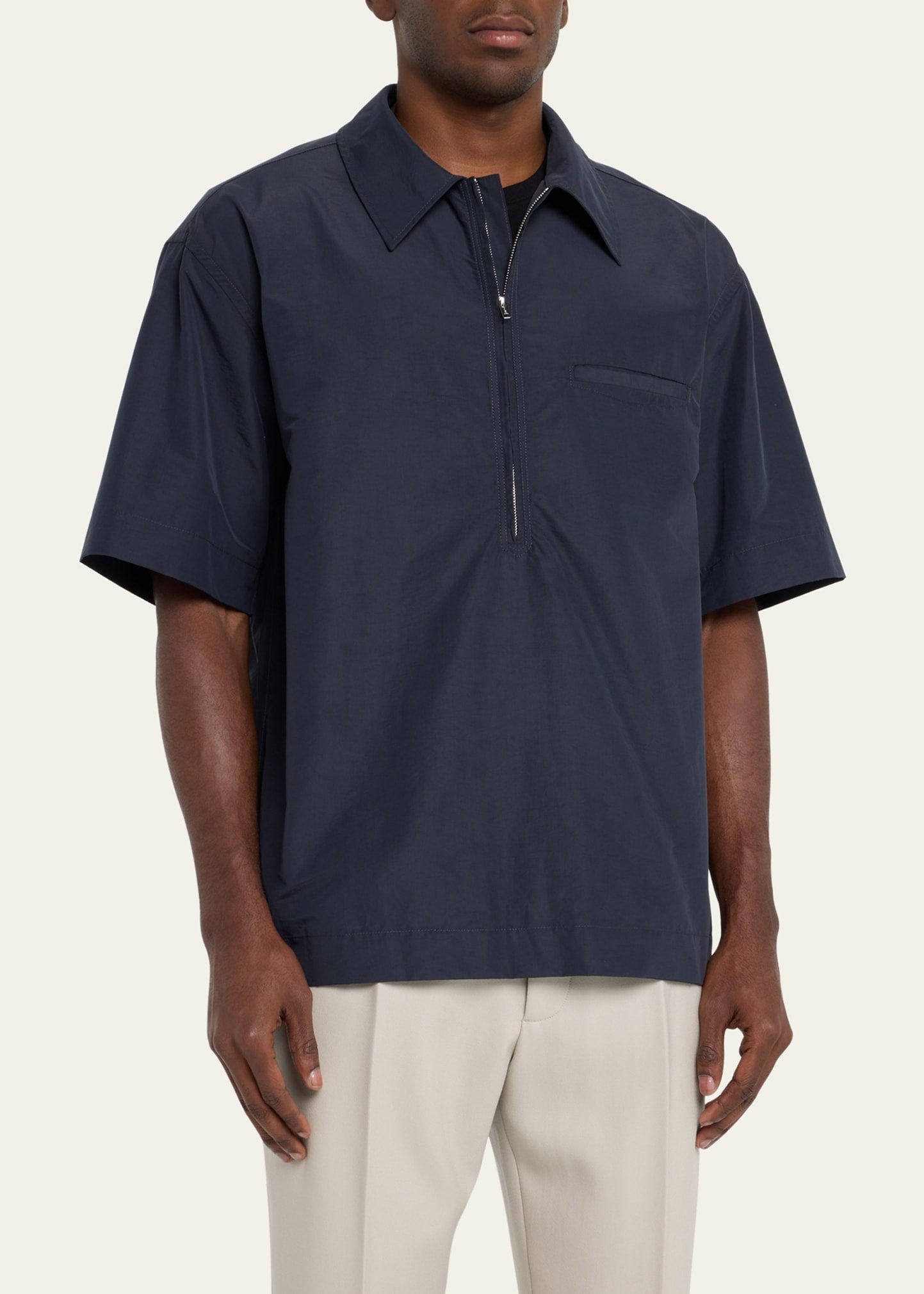 Men's Half-Zip Popover Shirt - 4