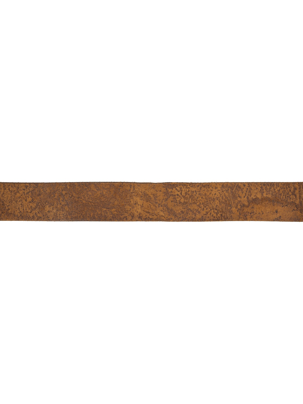 Brown Distressed Leather Belt - 2