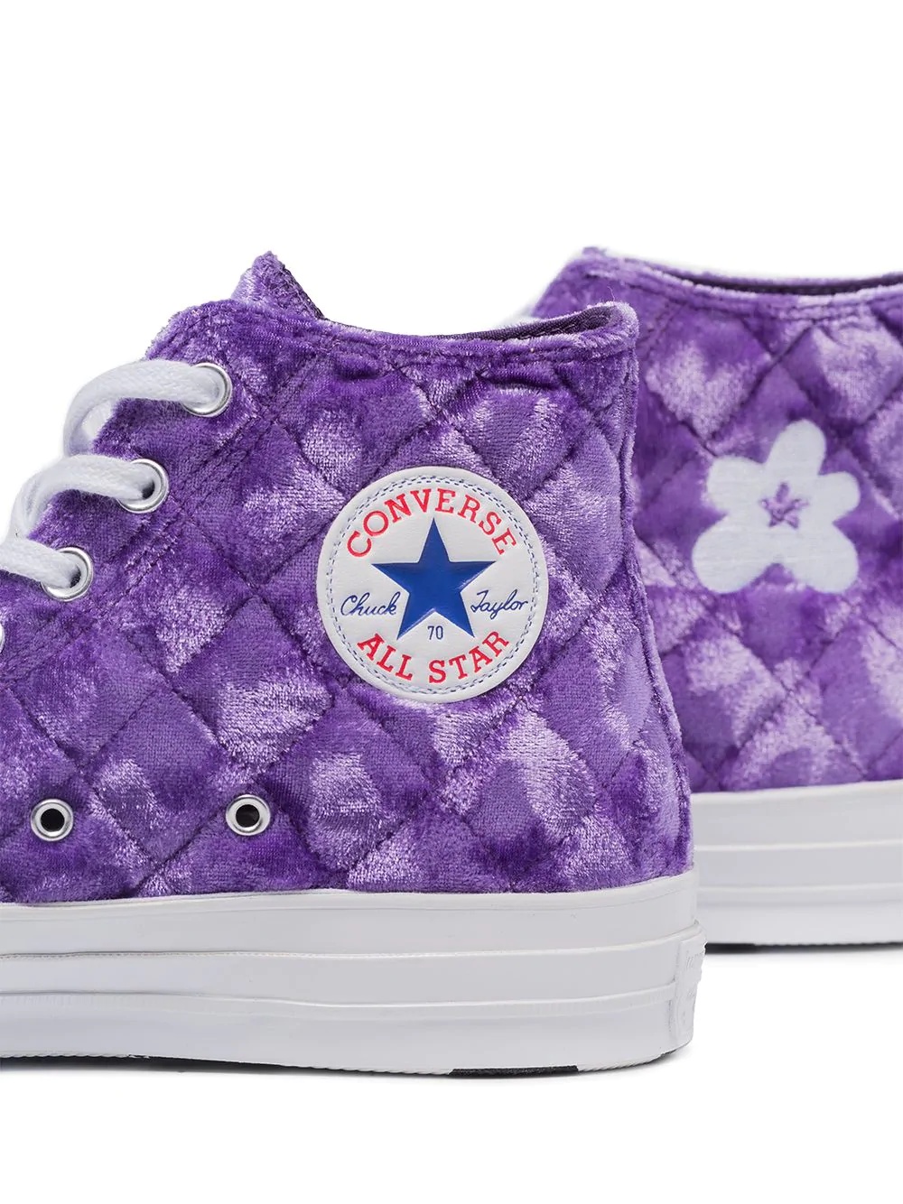 Chuck 70 Hi "Quilted Velvet" sneakers - 4