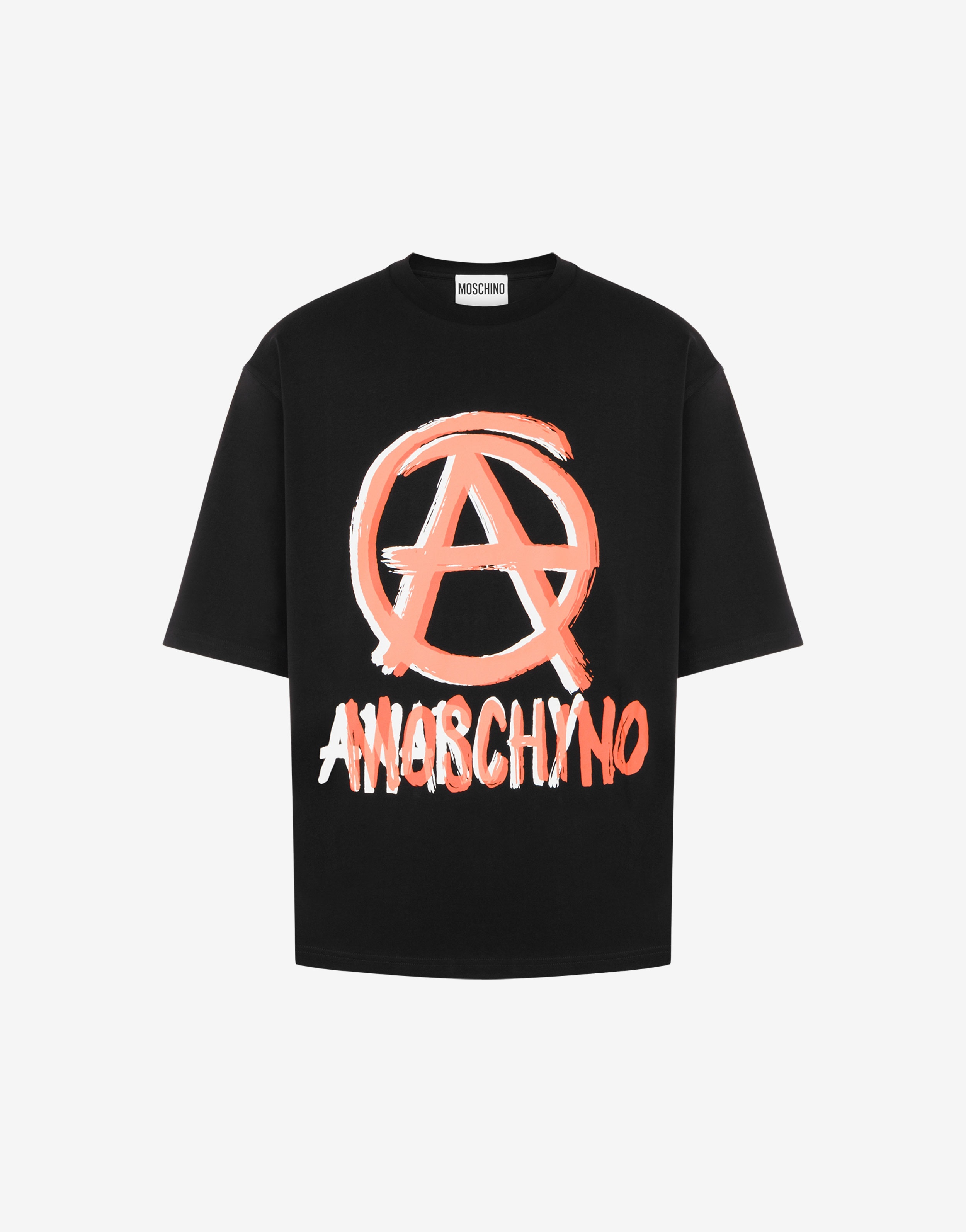 MOSCHINO ANARCHY ORGANIC JERSEY T-SHIRT - 1