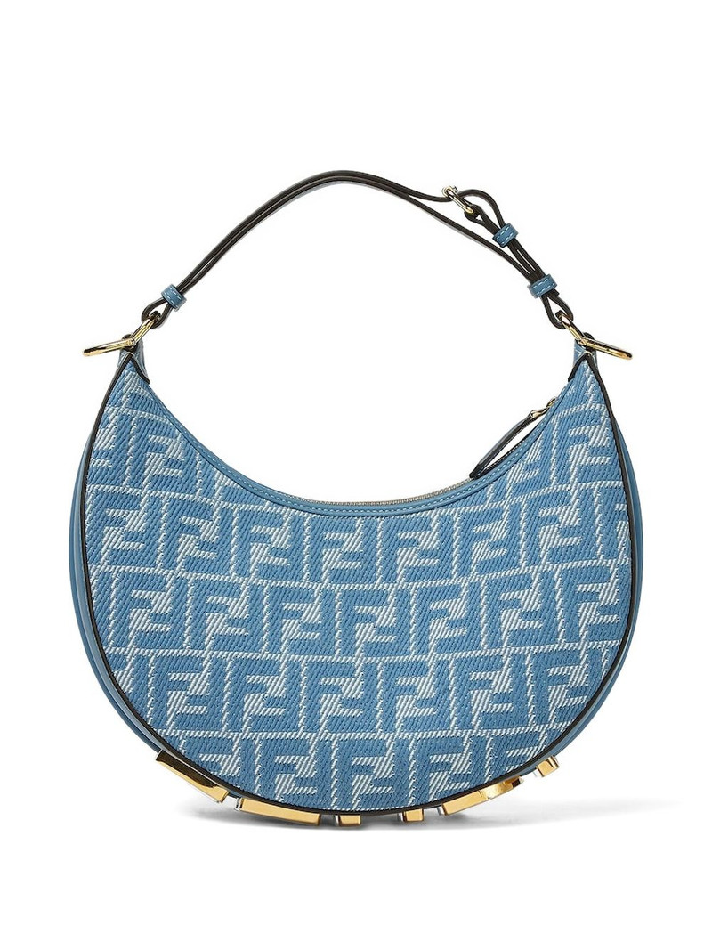FENDI Fendi logo crescent shoulder bag outlook