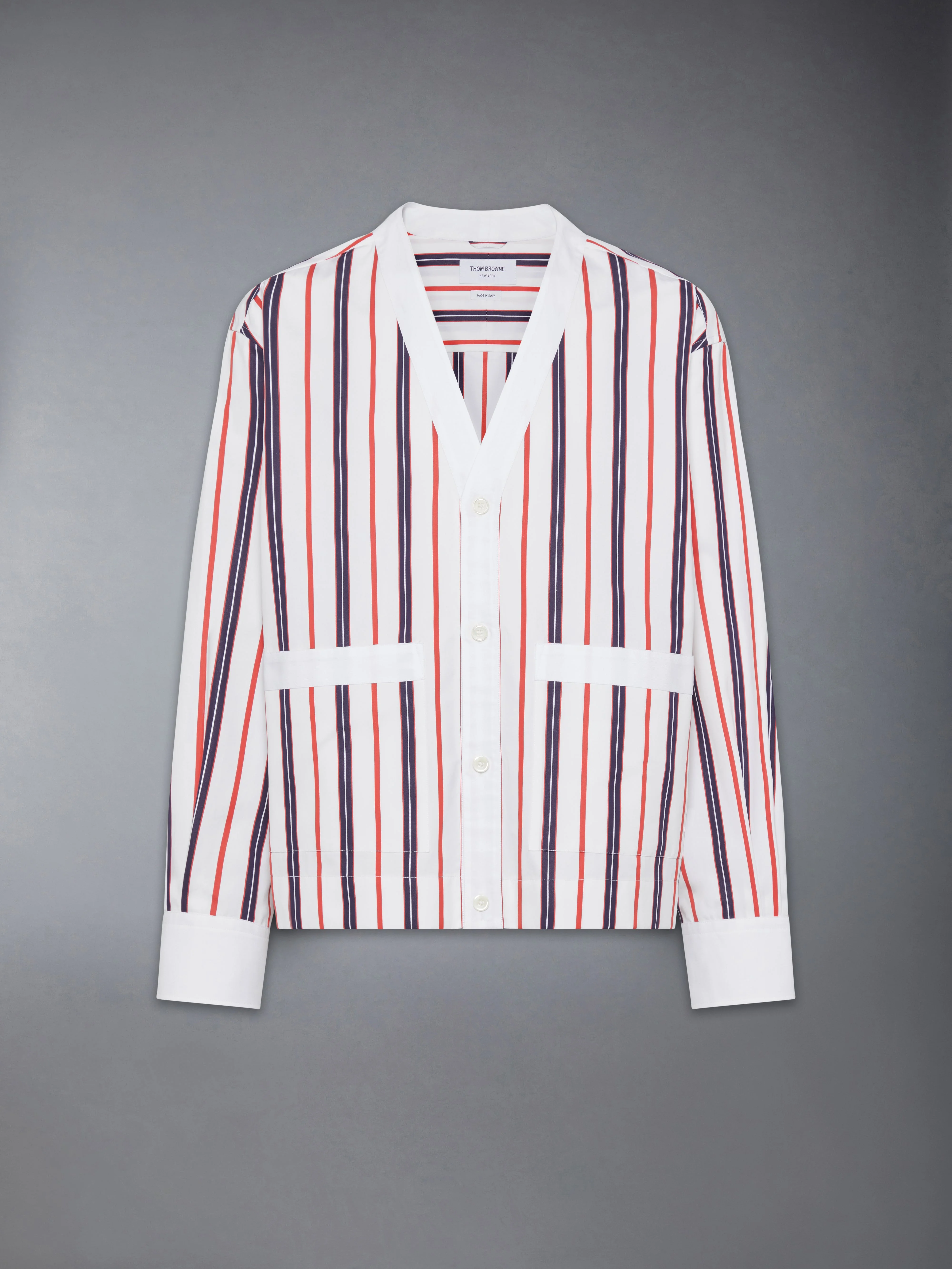 REPP STRIPE POPLIN SHIRT - 1