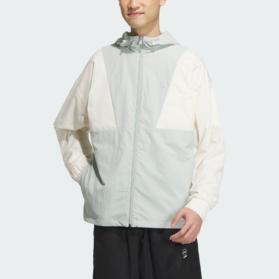 adidas adidas Neo Essentials Windbreaker Jackets 'White' IK5058 outlook