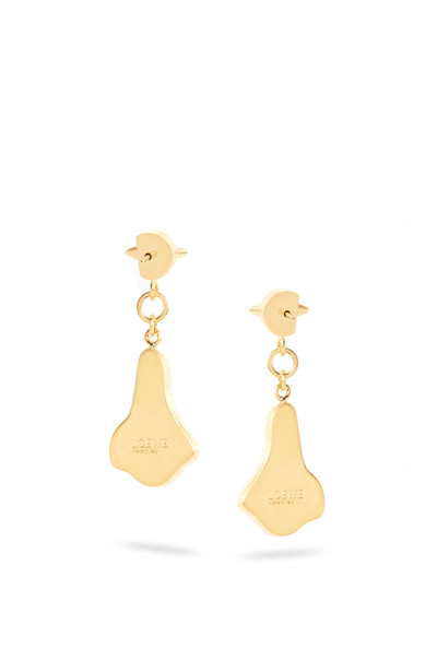 Loewe Calla earrings in semi precious stones outlook