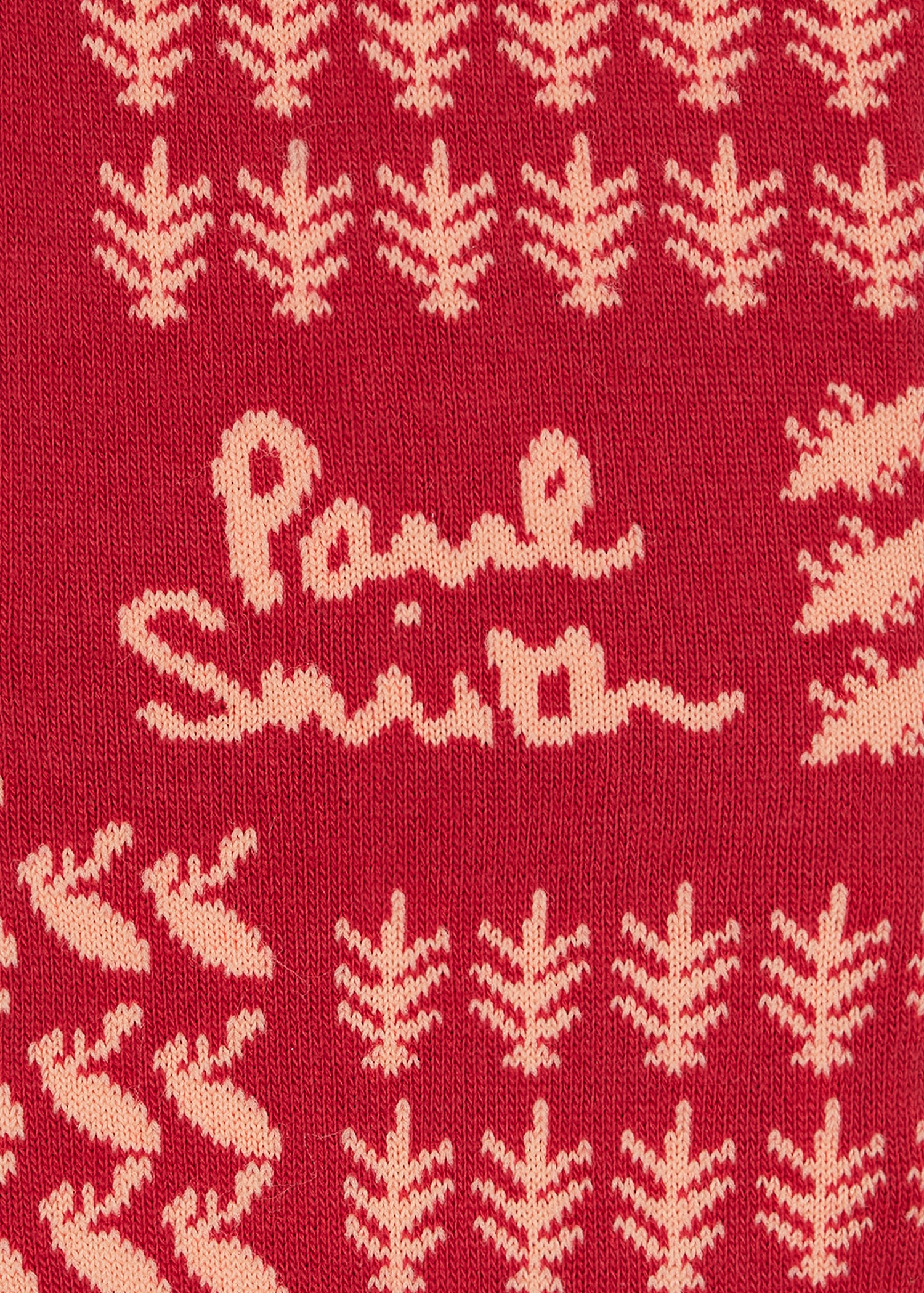 Red Contrast 'Bandana' Socks - 3