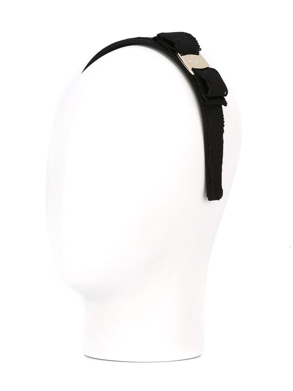 Black fabric Vara hairband - 2