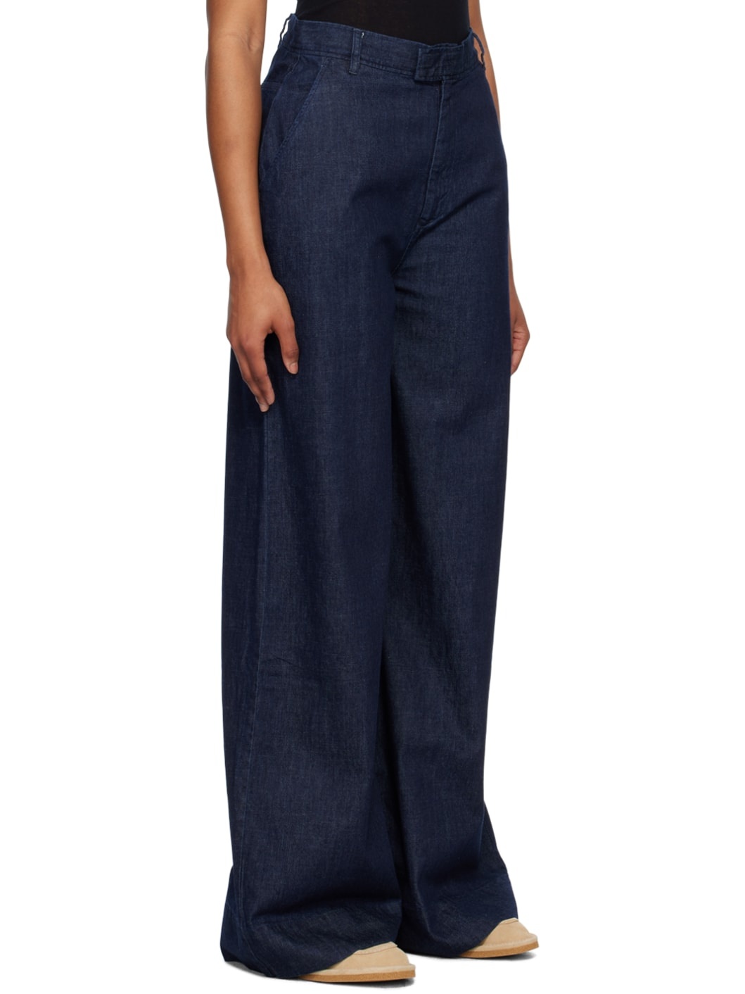 Navy Vintage Trousers - 2