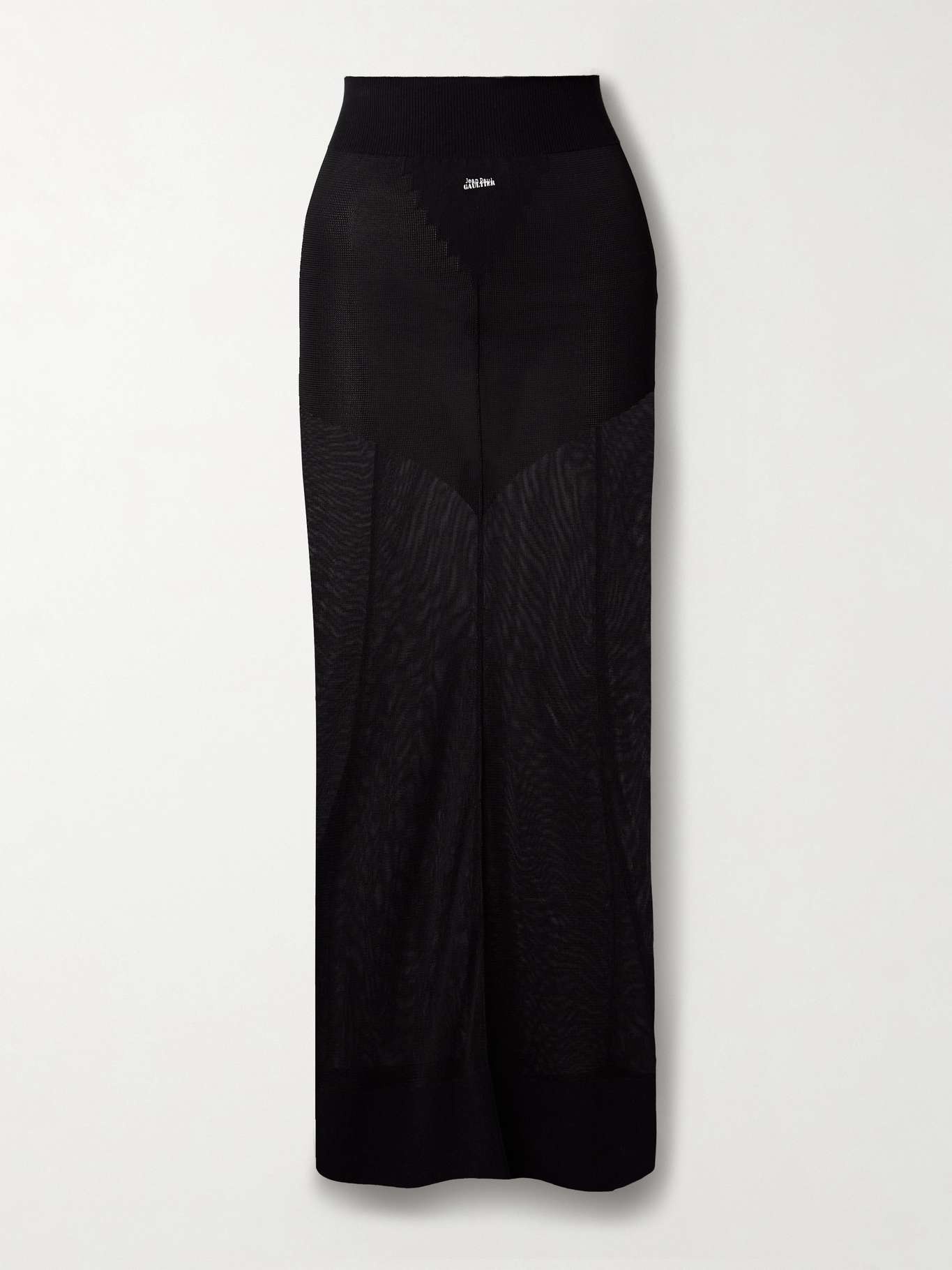 ワンピース JEAN PAUL GAULTIER Women Mid Skirts RO234IT0040000 Black Jean Paul Gaultier Women's Eyes & Lips Print Skirt in Black