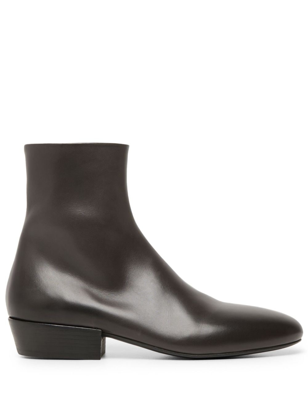 leather ankle boots - 1