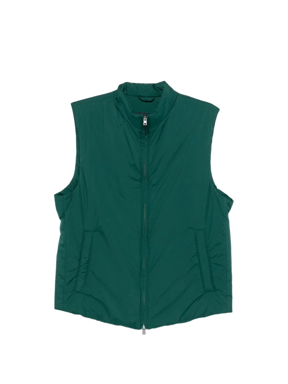zip sleeveless gilet - 1
