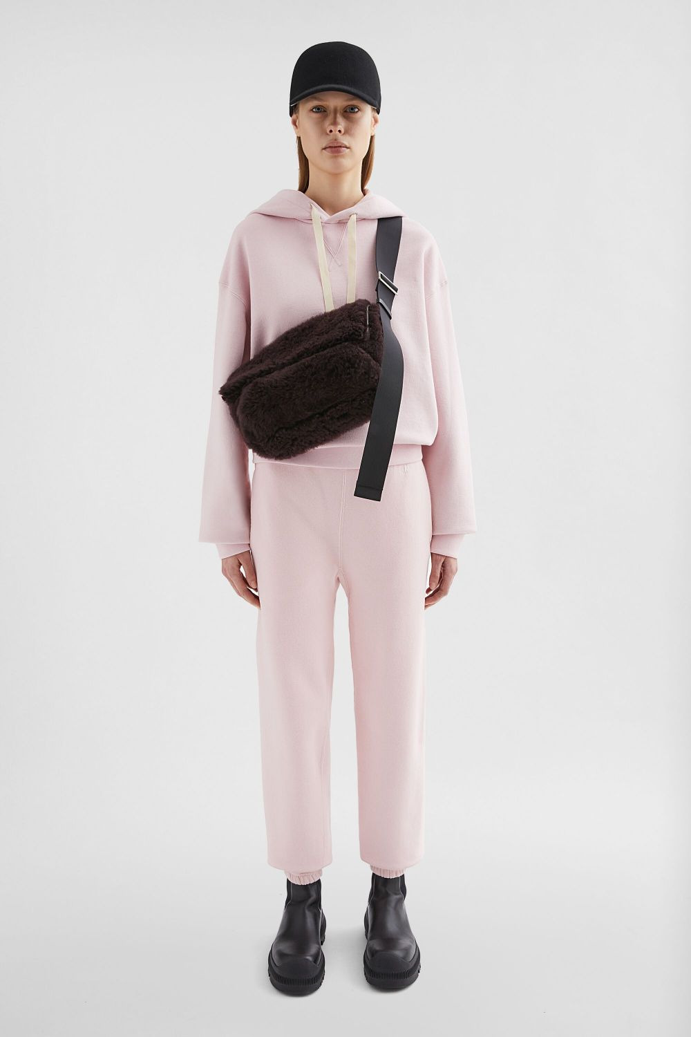 cotton terry track pants - 2