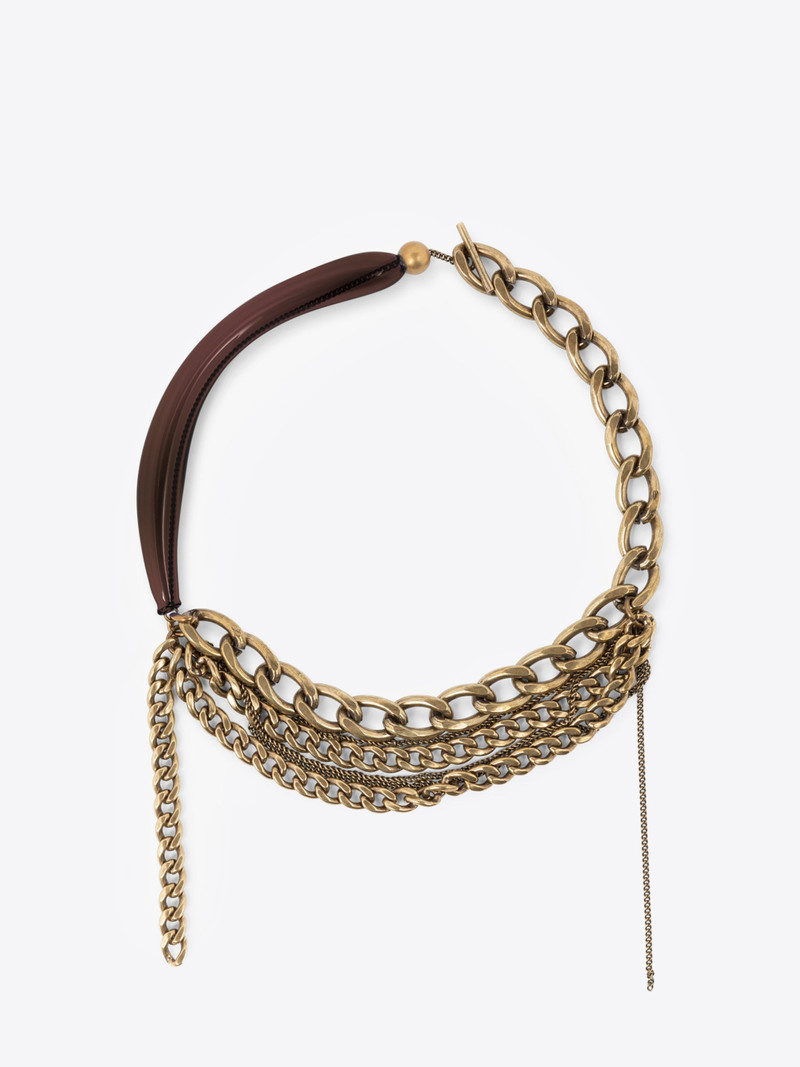 Dries Van Noten LAYERED CHAIN NECKLACE outlook