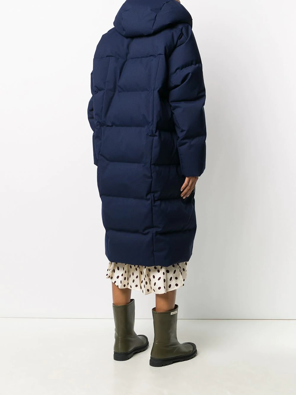 oversized hooded puffer coat - 4