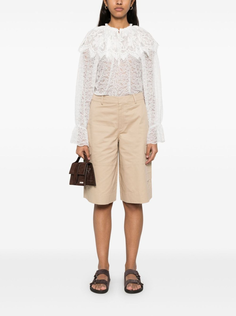 maje cotton cargo shorts outlook