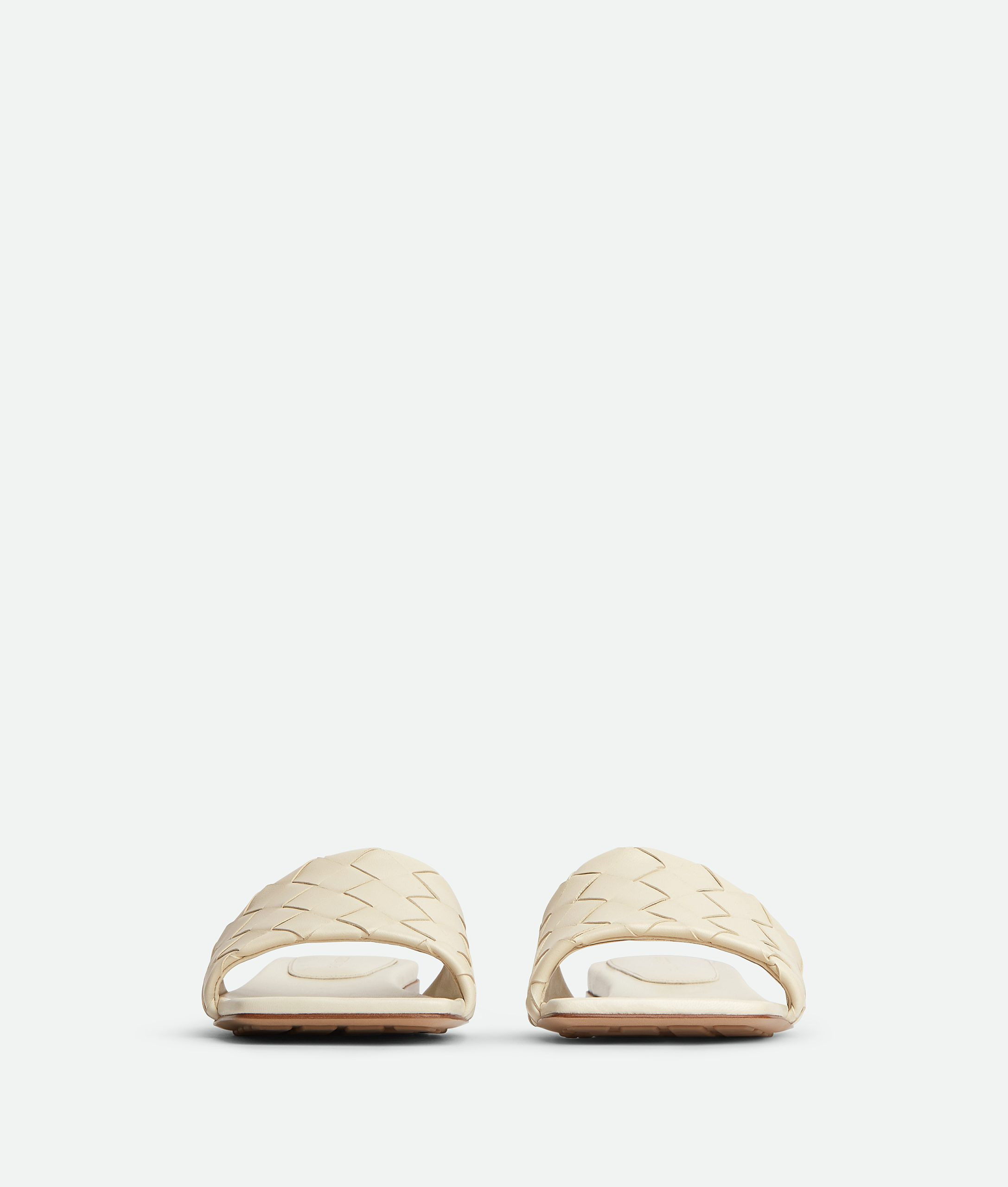 Bottega Veneta – Parco Flat Mule – Sea Salt - 3