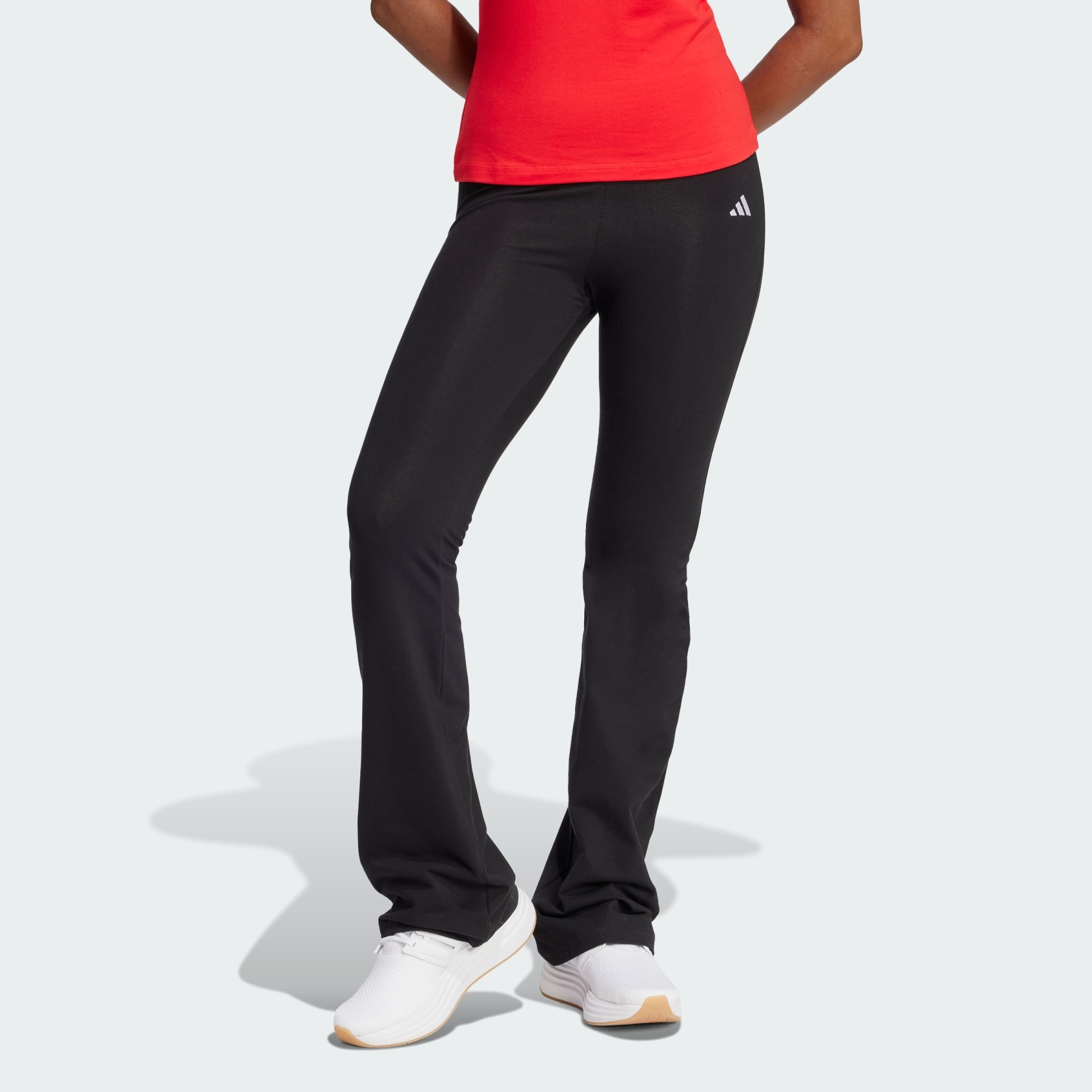 Essentials Small Logo Flared Leggings - 2